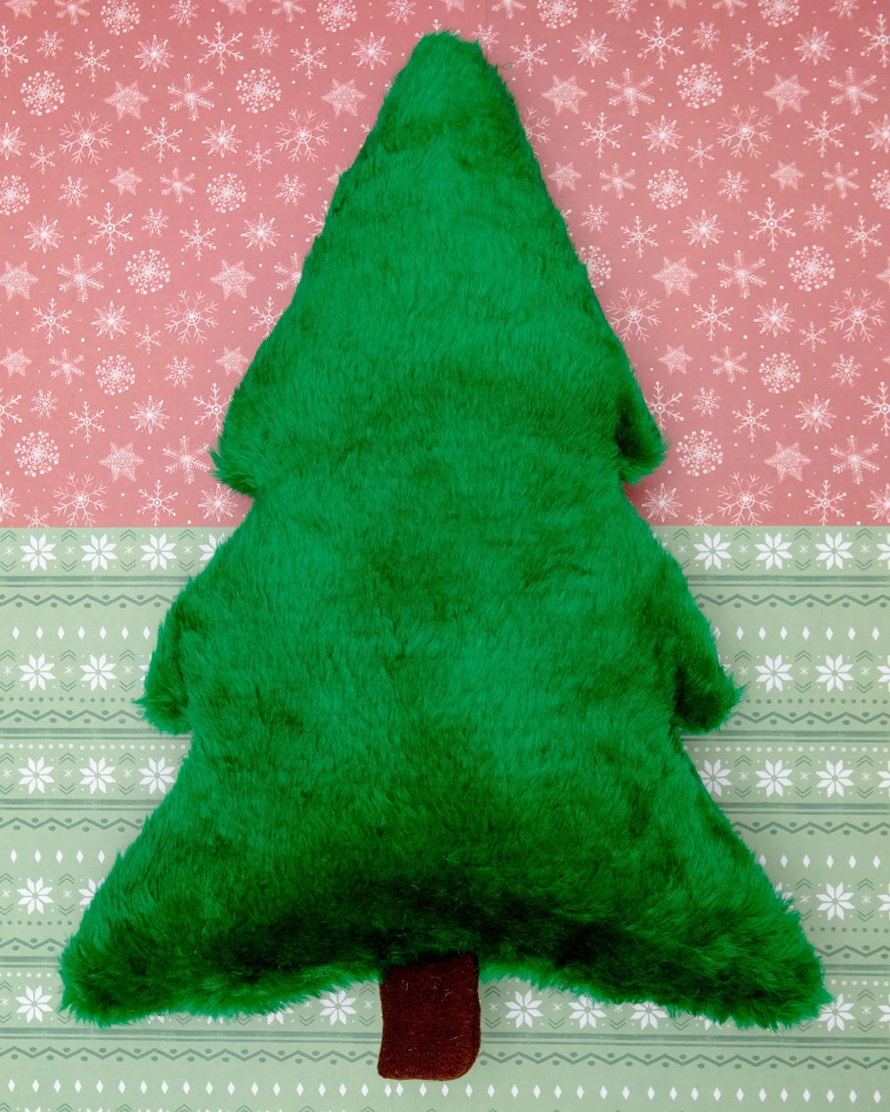 Mutts & Mittens, Inc. Christmas Tree Plush Dog Toy- Medium