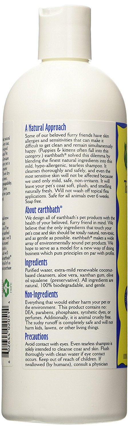 Earthwhile Endeavors Inc 16 oz. Hypo-Allergenic Shampoo