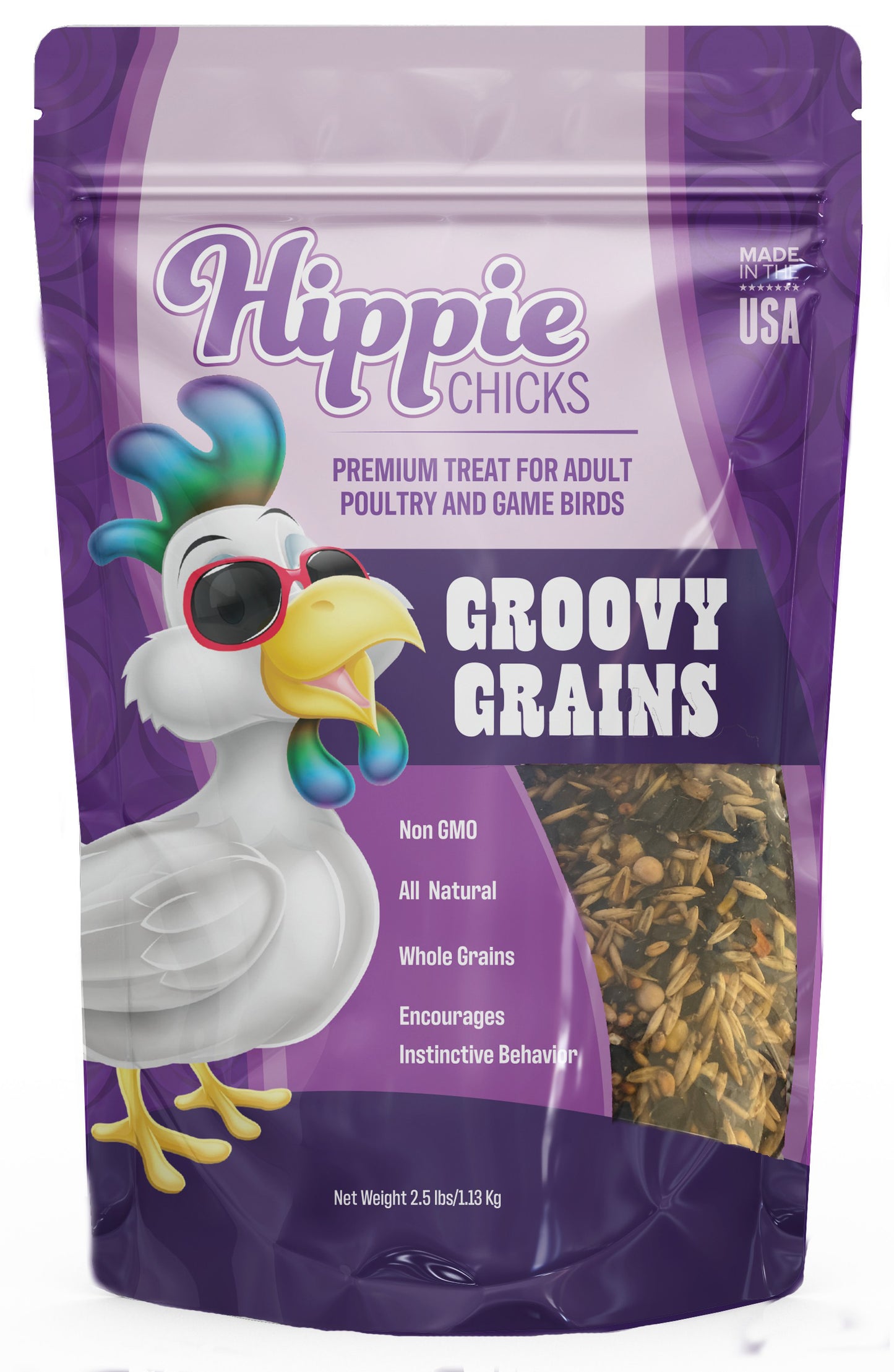 Hippie CHICKS Groovy Grains Treats - 2.5 Lbs