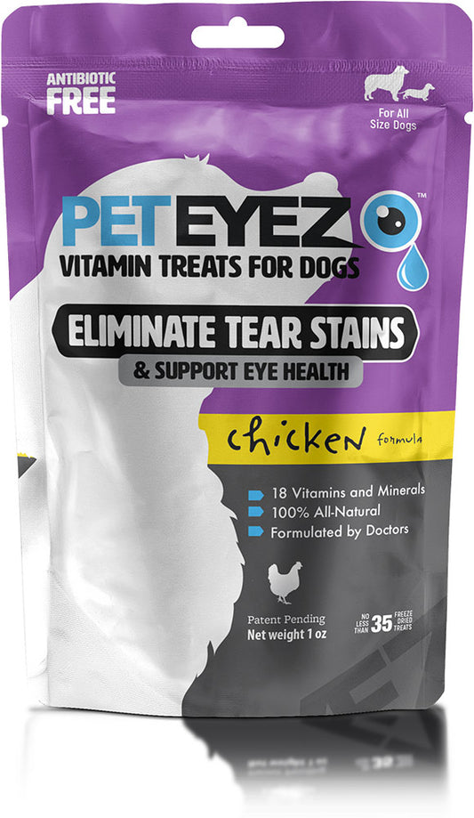 Pet Eyez Vitamin Treats for Dogs - Chicken Flavor