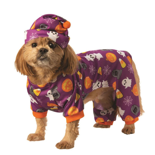 Rubies Halloween Emoji Print PJs Pet - Medium