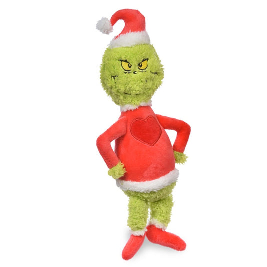 Dr. Seuss: The Grinch 9" Grinch Heart Plush Squeaker Pet Toy