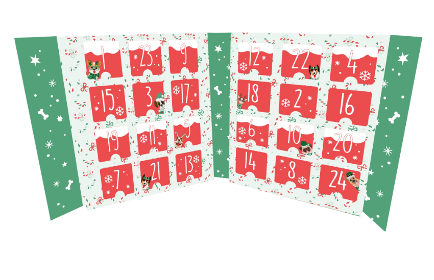 Bosco & Roxy's 24 Dog Days of Christmas Advent Treat Calendar