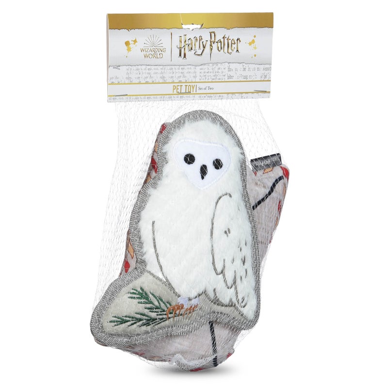Harry Potter: Holiday Flat Crinkle Tough Toy Letter and Hedwig - 2pc Set