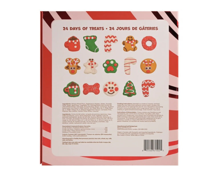 Bosco & Roxy's 24 Dog Days of Christmas Advent Treat Calendar