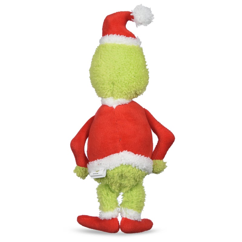 Dr. Seuss: Holiday Merry Grinchmas Grinch Plush Squeaker Toy- 9"