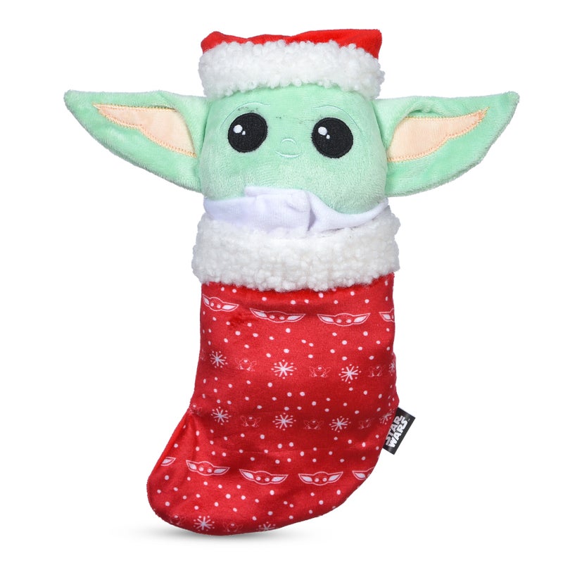 Star Wars: 10" Holiday Grogu Stocking Burrow Toy