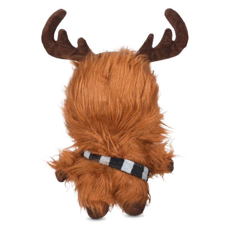 Star Wars: 6" Holiday Chewbacca Reindeer Plush Squeaker Toy