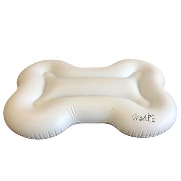 Midlee Dog Raft Pool Float Inflatable Bone Shape