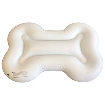 Midlee Dog Raft Pool Float Inflatable Bone Shape