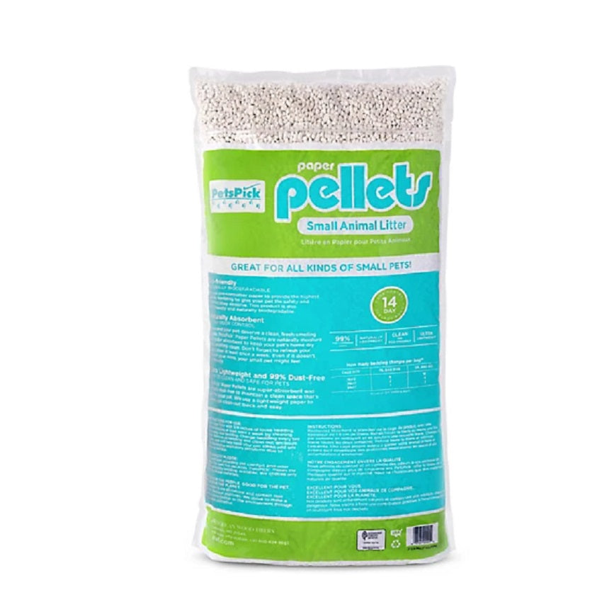 PETSPICK White Paper Pellet Small Animal Litter - 11 L