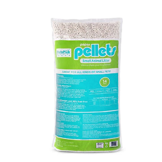 PETSPICK White Paper Pellet Small Animal Litter - 11 L