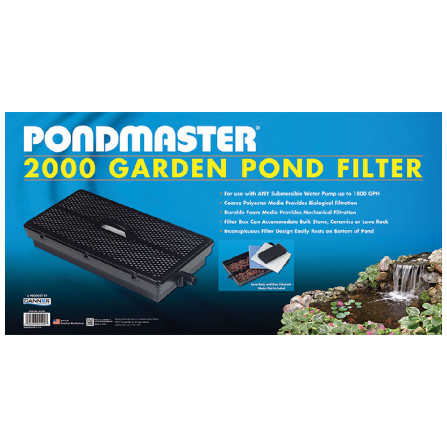 Pondmaster 2000 Garden Pond Filter Only
