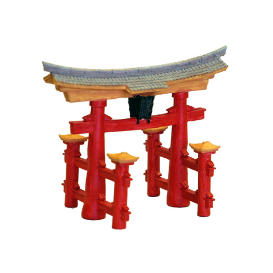 Blue Ribbon Japanese Torii Gate Ornament- DS