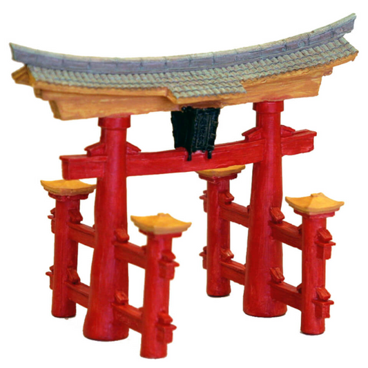 Blue Ribbon Japanese Torii Gate Ornament- DS