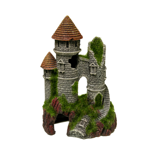 Blue Ribbon Pet Products Exotic Environments Mountain Top Citadel with Moss- DS