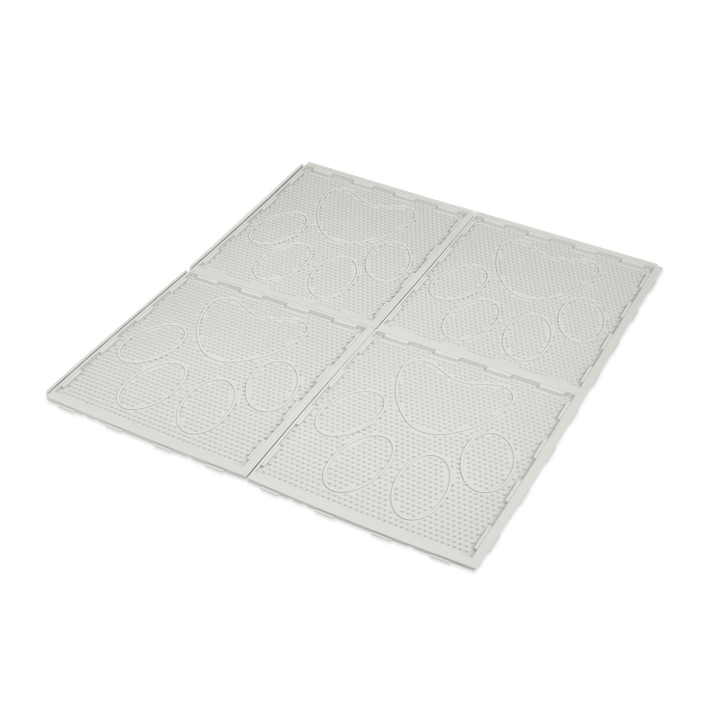 Van Ness Track-Less Litter Mat Tiles - 4 count