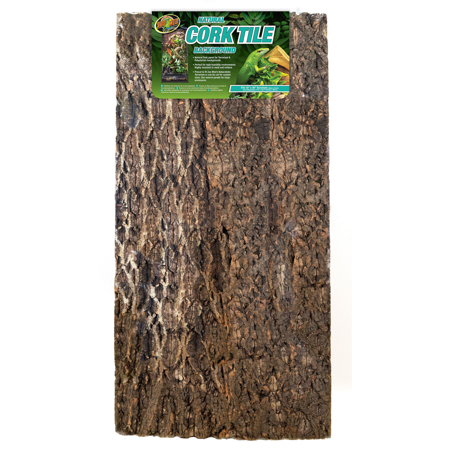 Zoo Med Natural Cork Tile Terrarium Background - (18" x 36")- DS