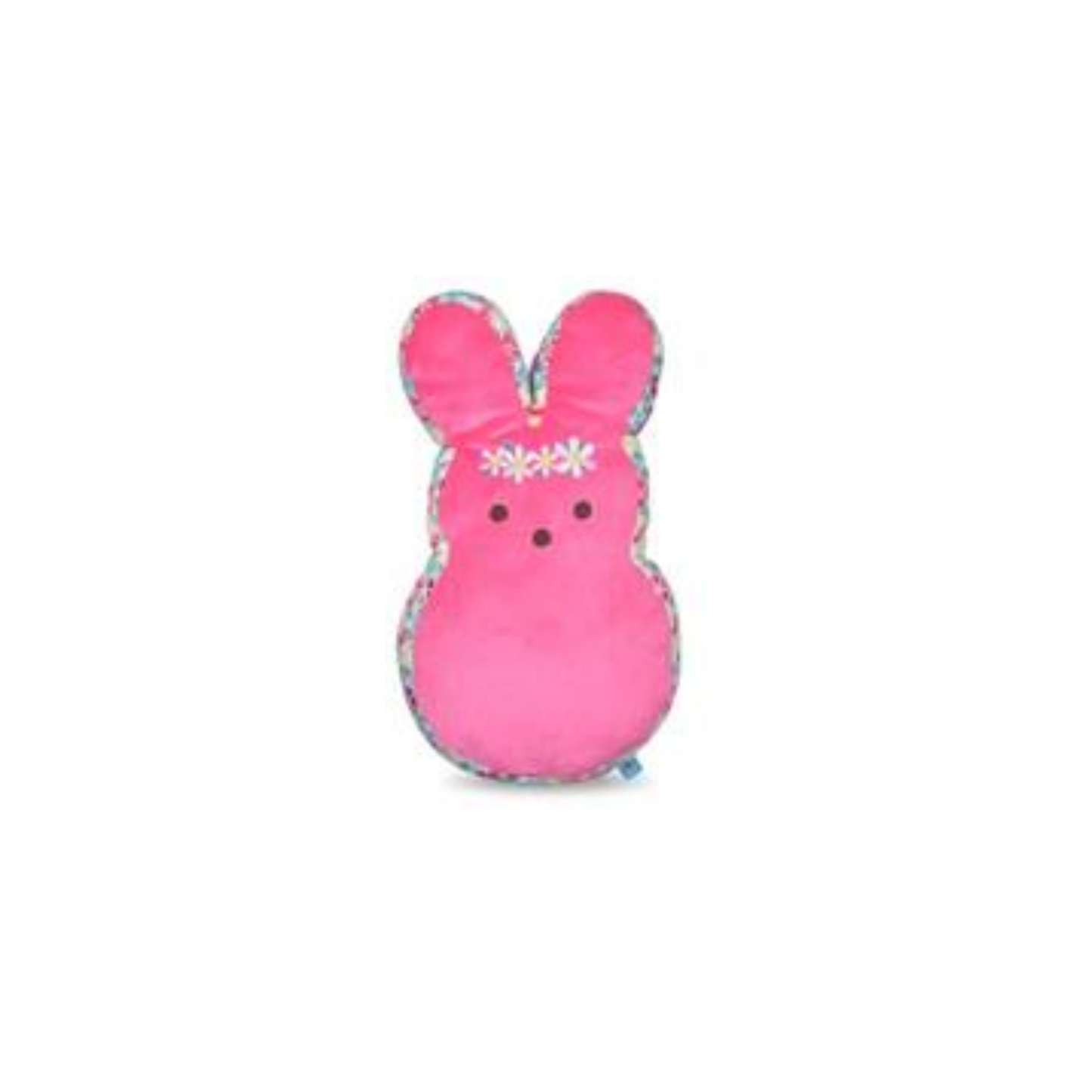 Peeps: 12" Pattern Bunnies Squeaker Pet Toy - Pink