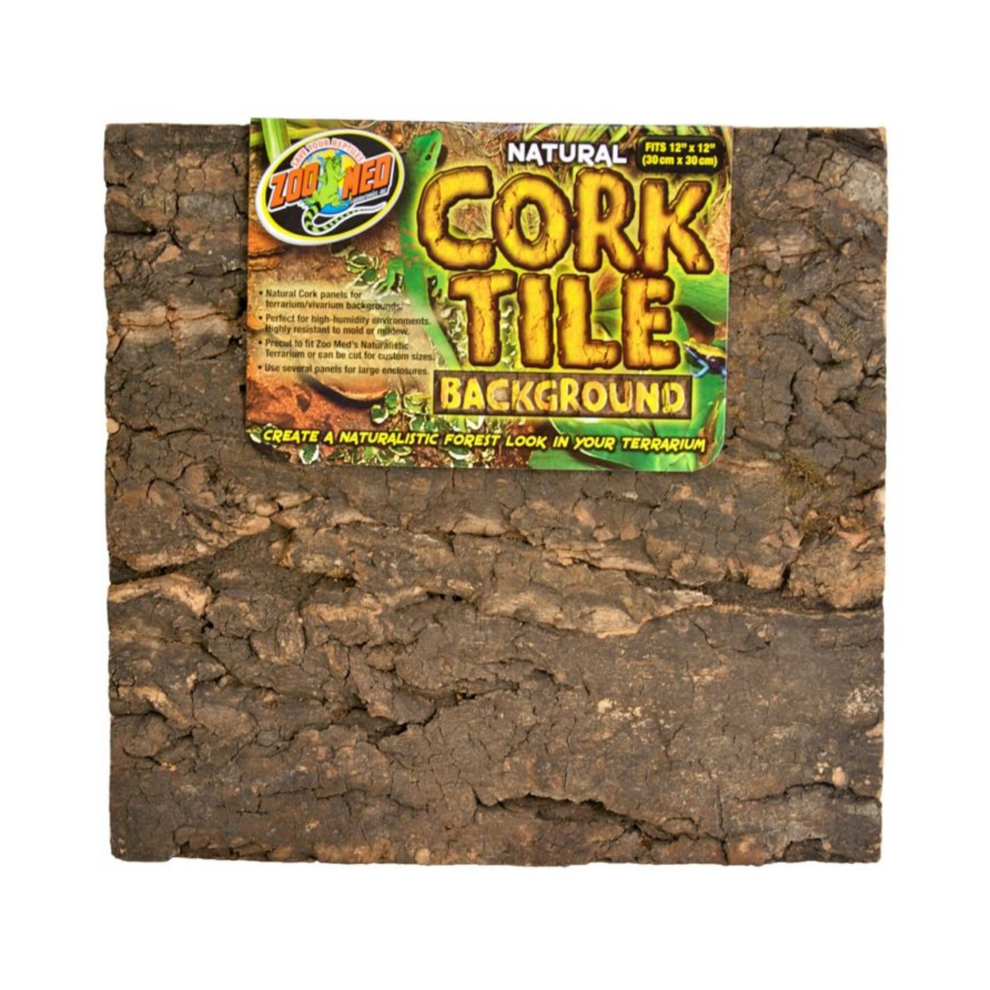 Zoo Med Natural Cork Tile Terrarium Background - (12" x 12")- DS