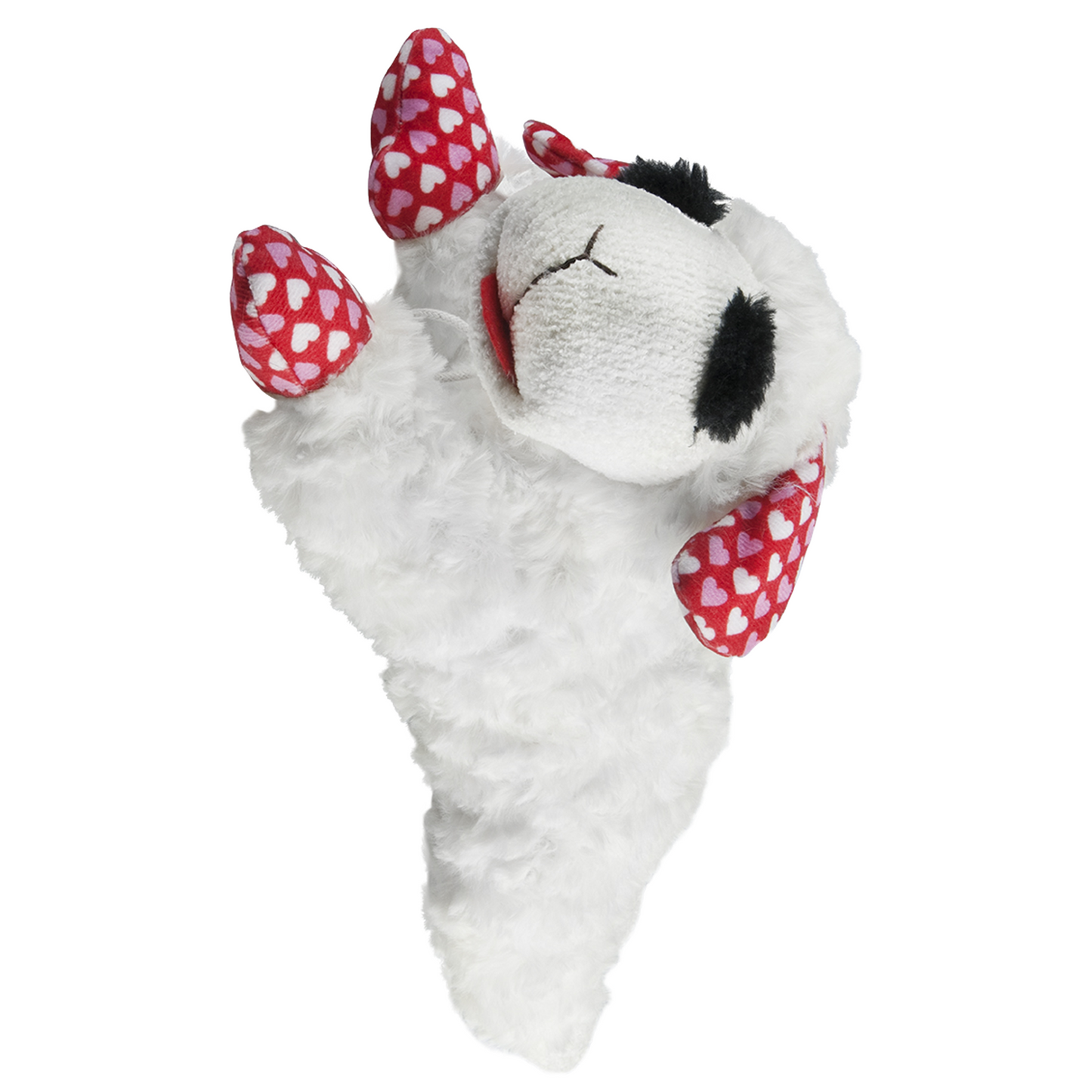 Lamb Chop Valentine's Day Hearts Plush Dog Toy, 10.5"