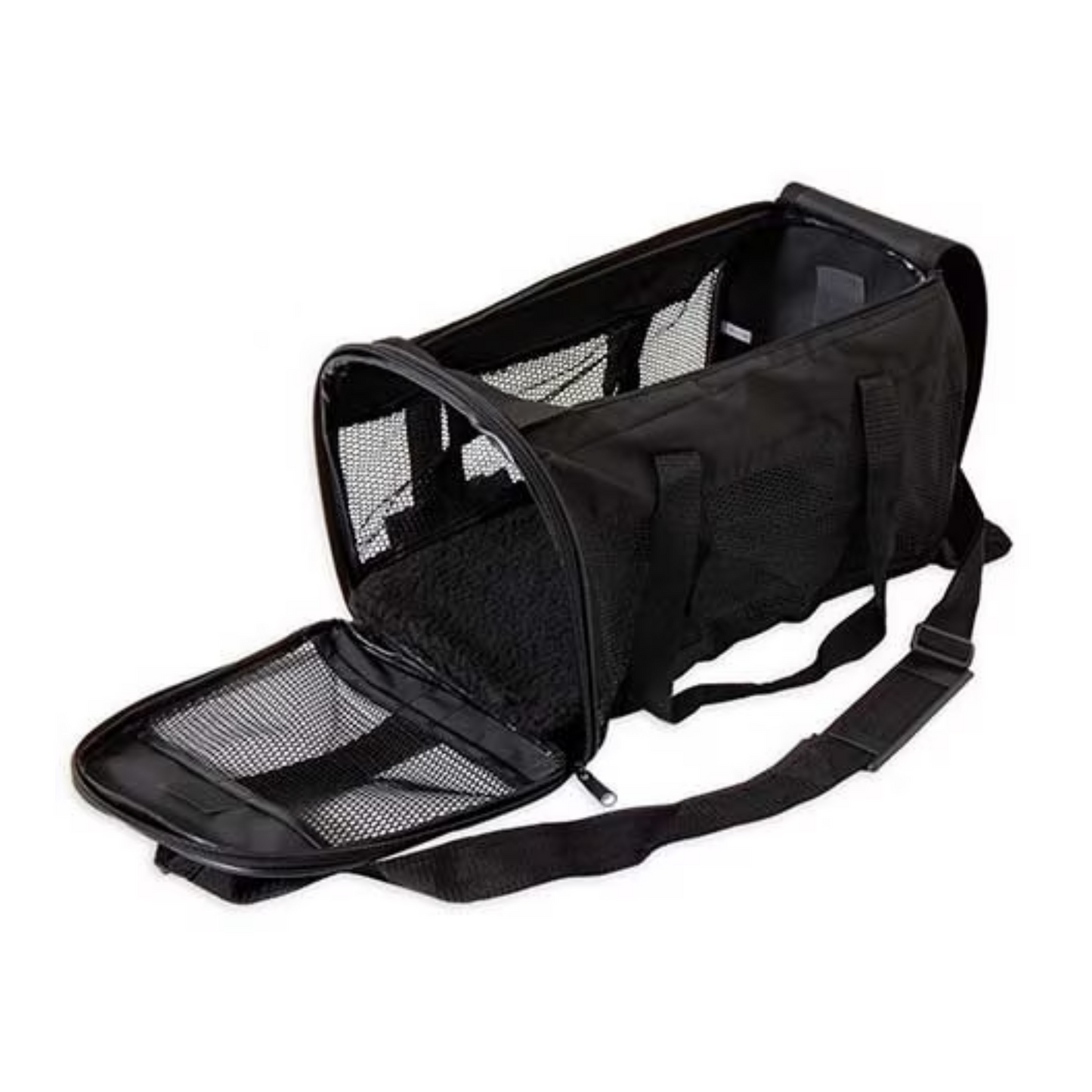 Petmate Soft Sided Kennel Cab Pet Carrier - Black(Medium)