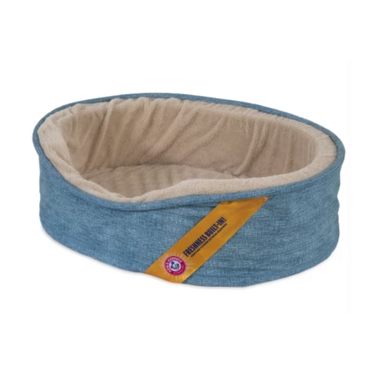 Petmate Arm & Hammer Oval Foam Lounger Bed- DS