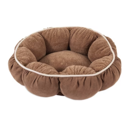 Aspen Pet Puffy Round Cat Bed- DS