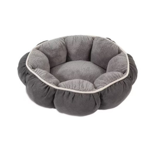 Aspen Pet Puffy Round Cat Bed- DS