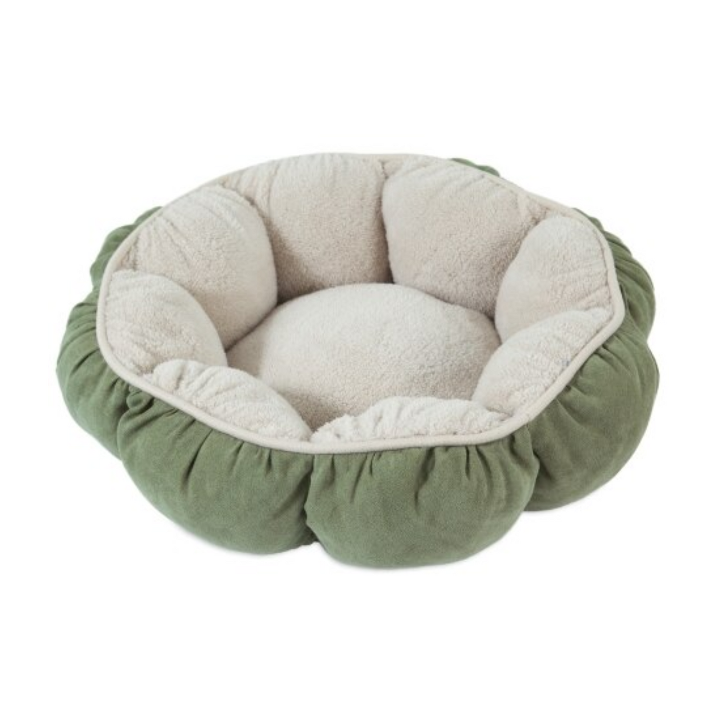 Aspen Pet Puffy Round Cat Bed- DS