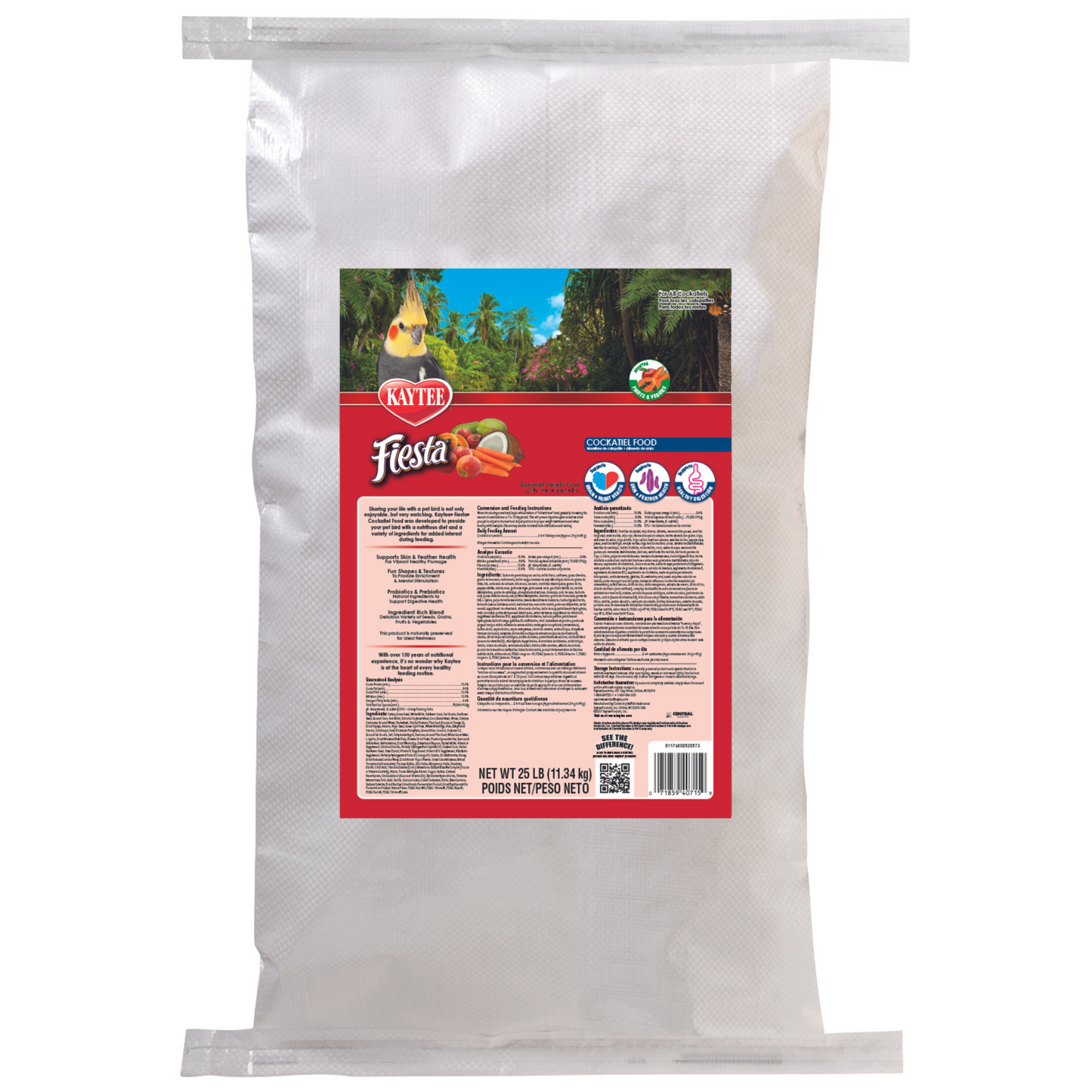 Kaytee Fiesta Max - Cockatiel Food- 4.5lbs