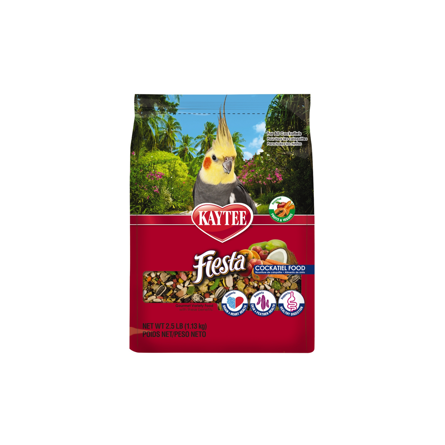 Kaytee Fiesta Max - Cockatiel Food- 4.5lbs