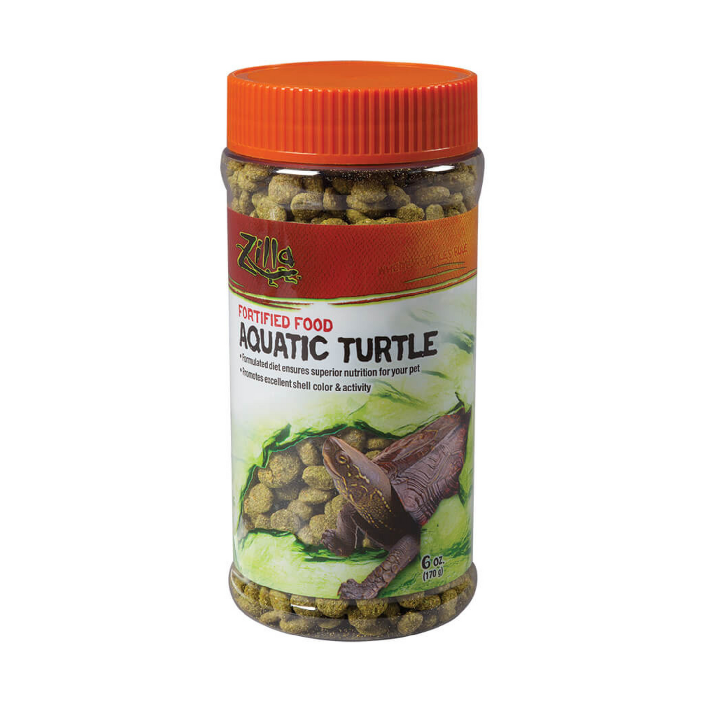 Zilla Aquatic Turtle Food - 6 oz