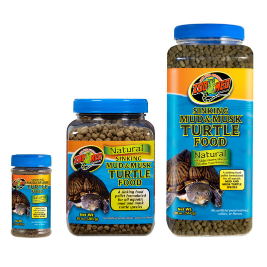 Zoo Med Natural Sinking Mud & Musk Turtle Food - 10 oz