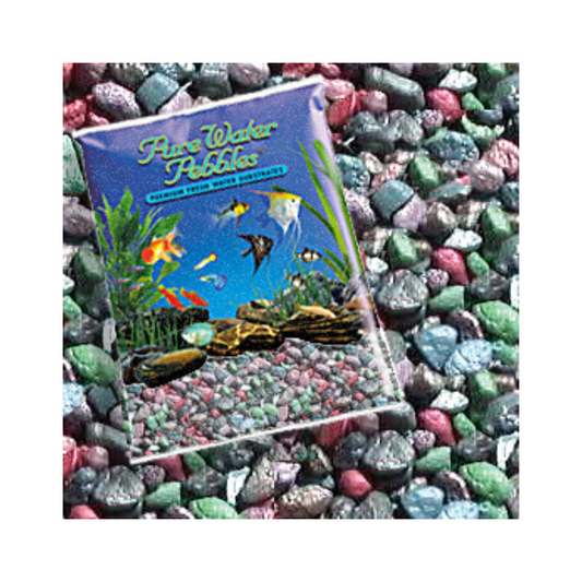 Pure Water Pebbles Aquarium Gravel - Rainbow Frost - DS