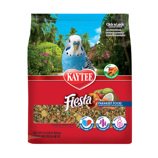Kaytee Fiesta Parakeet Food- 4.5lbs