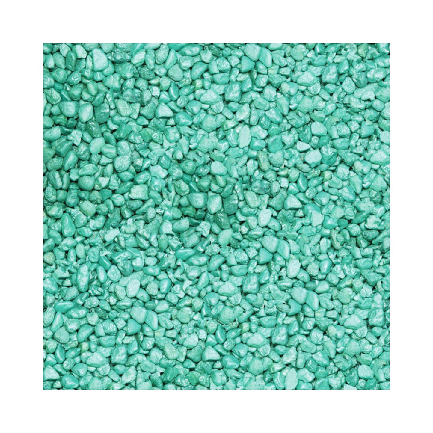 Pure Water Pebbles Aquarium Gravel - Emerald Green(2 Pound) - DS