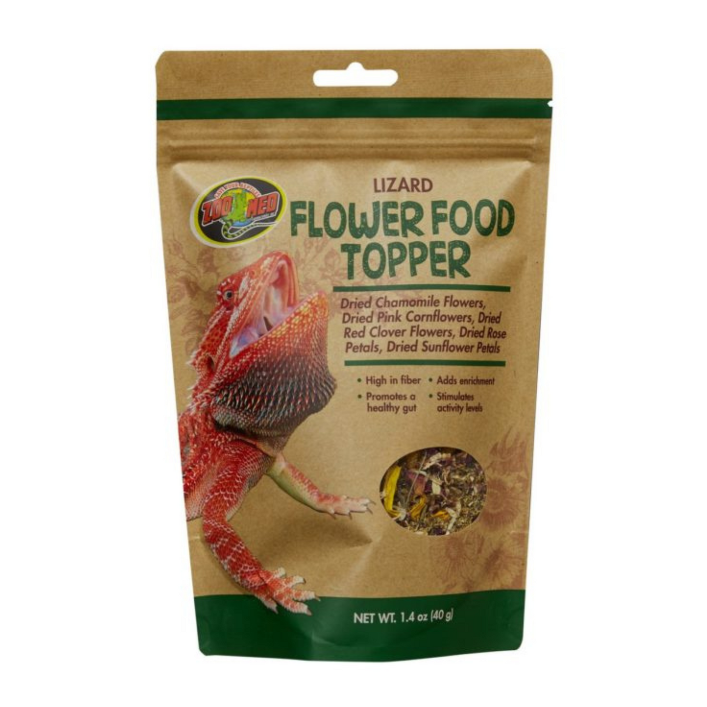 Zoo Med Lizard Flower Food Topper- 1.4oz