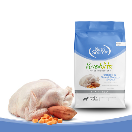 NutriSource PureVita Grain-Free Turkey And Sweet Potato Dry Dog Food - 5 lbs