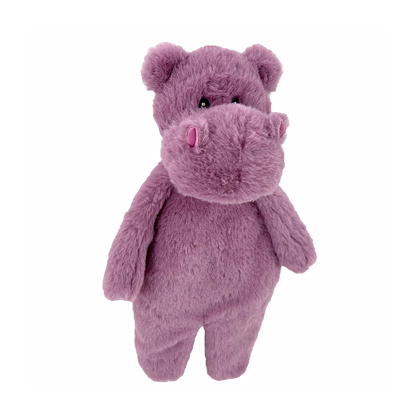 PetLou Floppy Hippo, 13-inch, Lavender, Super Soft, Animal Plush Toys