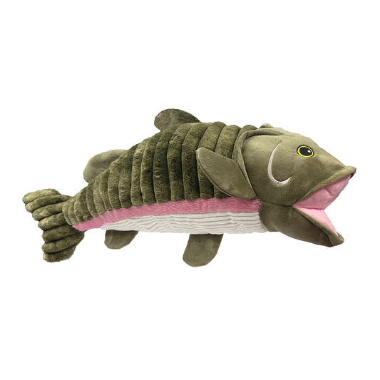 PetLou Farm Friends Salmon, 36-Inch, Plush Toy