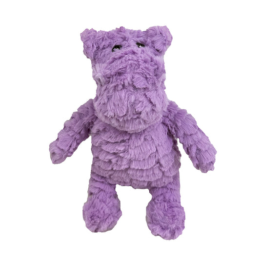 PetLou 9" Hippo Plush Dog Toy