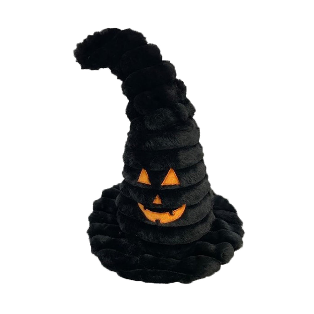 PetLou 15" Halloween Witch Hat Plush Dog Toy