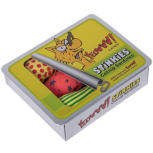 Yeowww Catnip Tin of Stinkies - 3 in a Sardine Tin