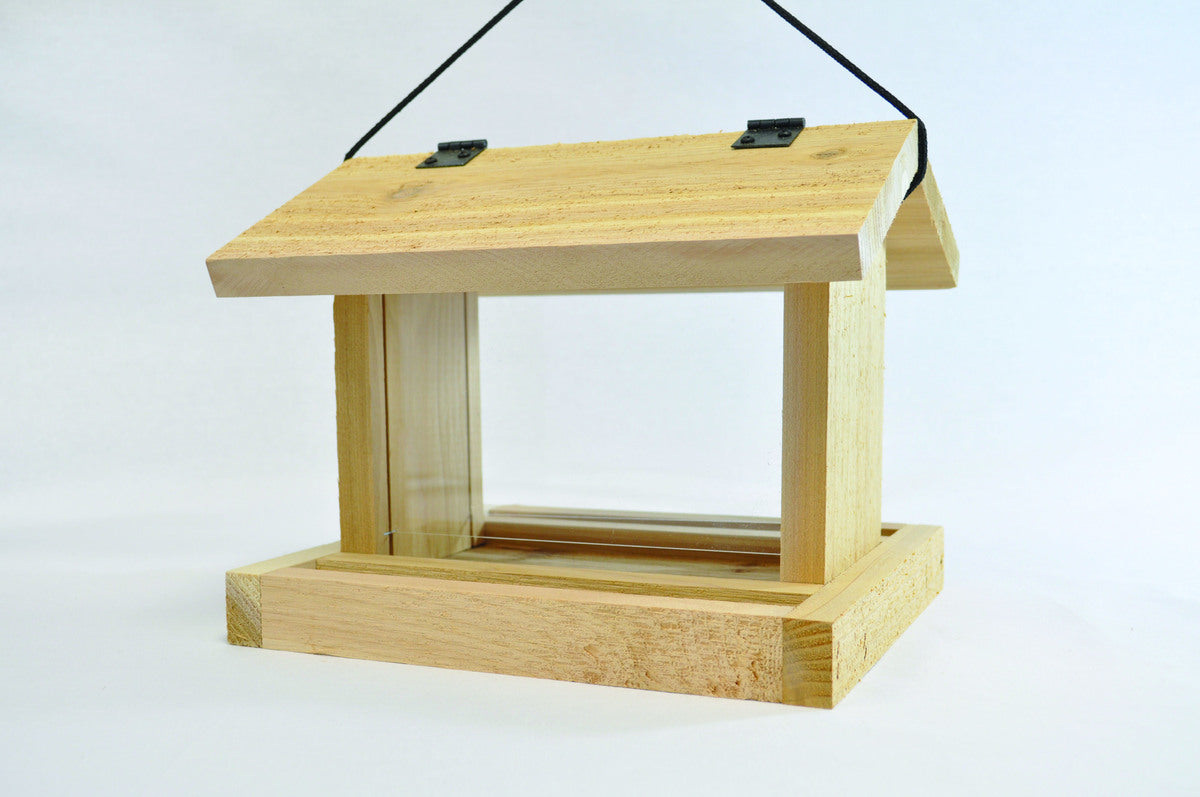 NATURE'S SELECT 10.5"X 9"X 8.5" CEDAR ECONOMY FEEDER