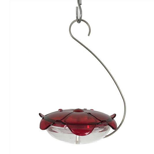 Droll Yankees Ruby/Clear The Ruby Sipper Hanging Hummingbird Feeder - 5 Oz