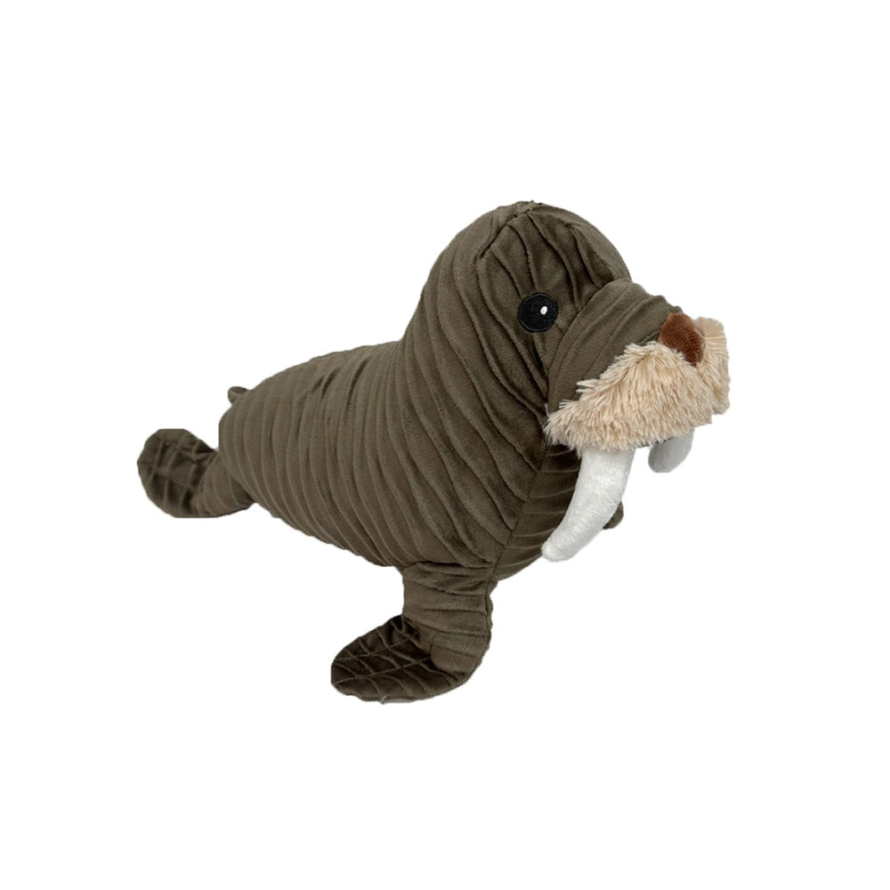 Petlou 12" Groovyz - Walrus Plush Dog Toy