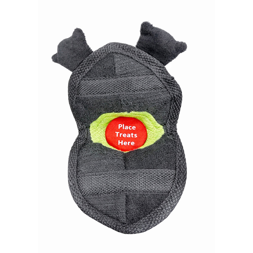 PetLou 4" RIP 4 Treats Frog Dog Toy
