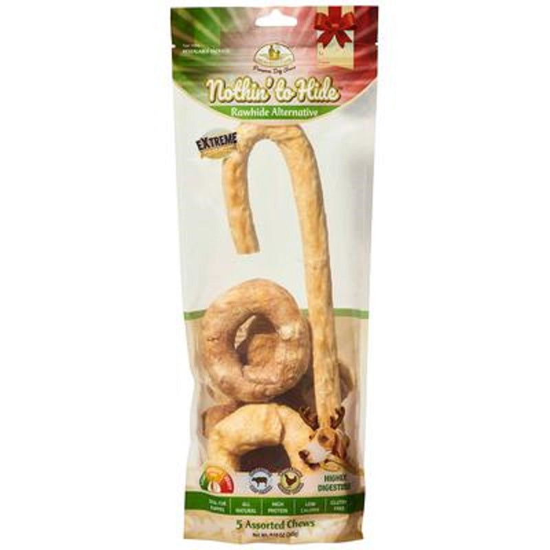 Fieldcrest Farms Nothin' To Hide Holiday Giftpack Chicken & Beef Dog Chews - Large(Pack of 5)