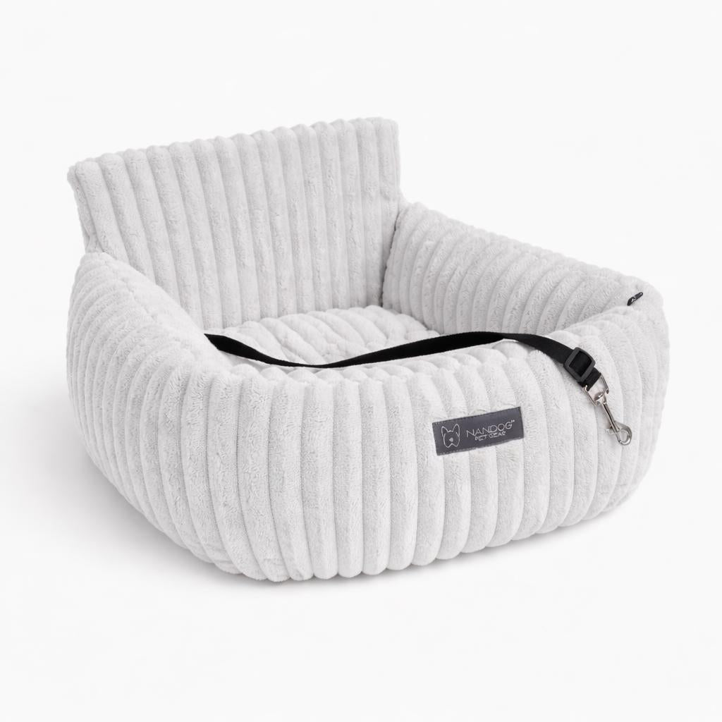 Nandog Pet Gear The Car Seat Gray Velvety Cloud S – Limited Edition